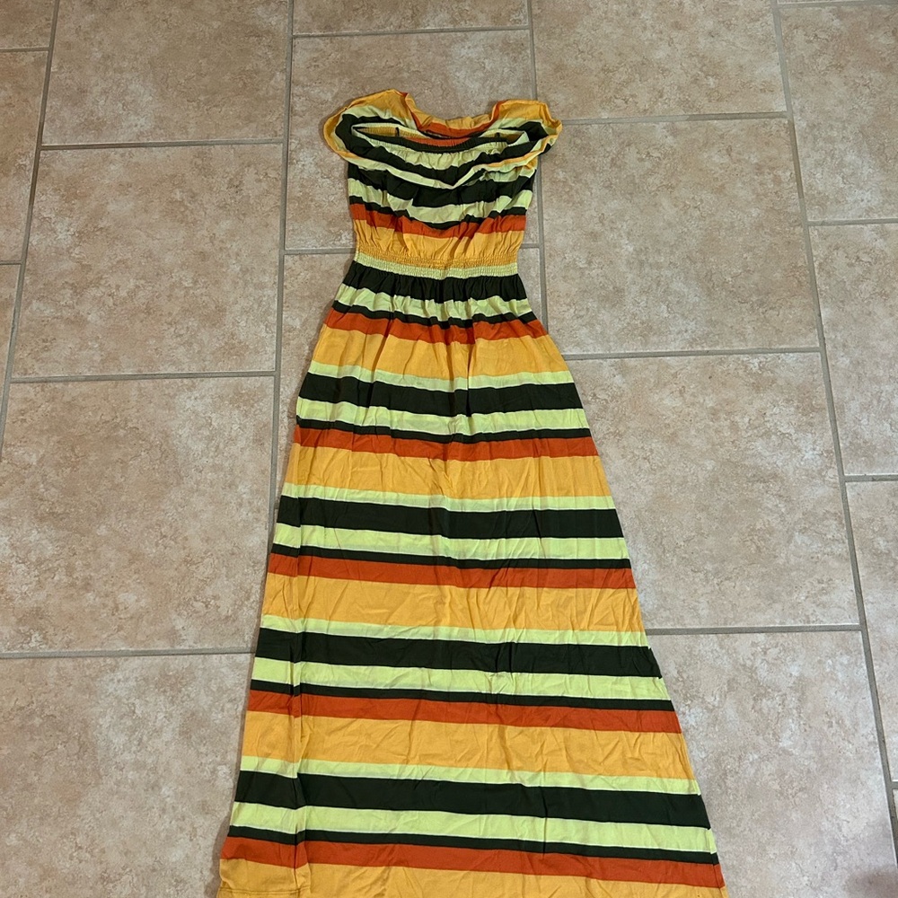 Threads 4 Thought Multicolor Striped Dress